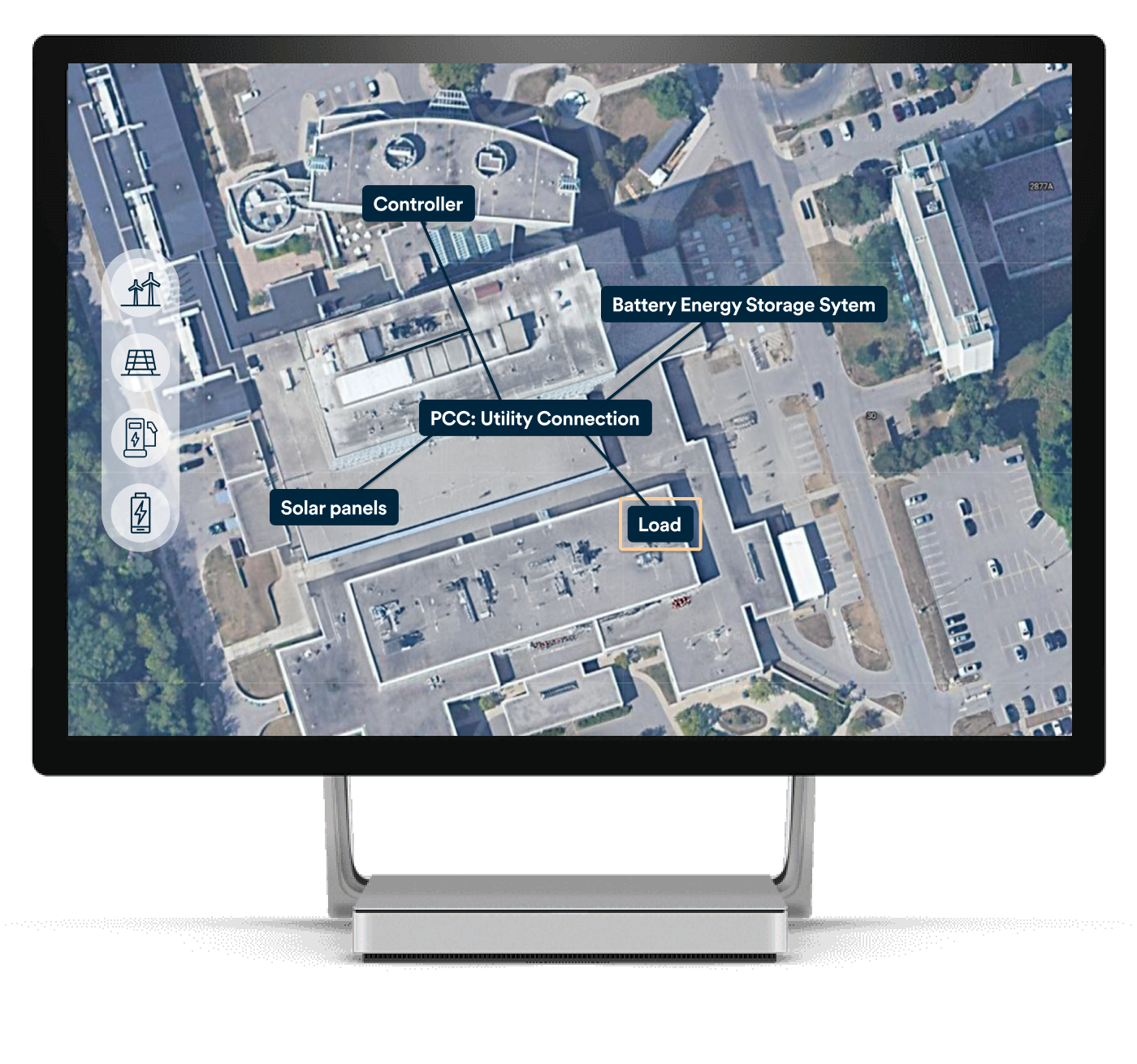 Energy modeling tool screenshot